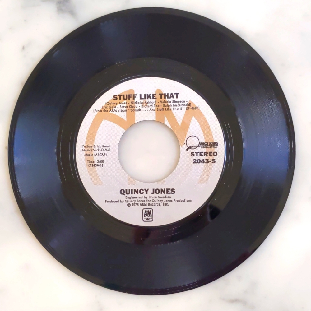 Vintage 1976 Quincy Jones: Stuff Like That and There's A Train Leavin.